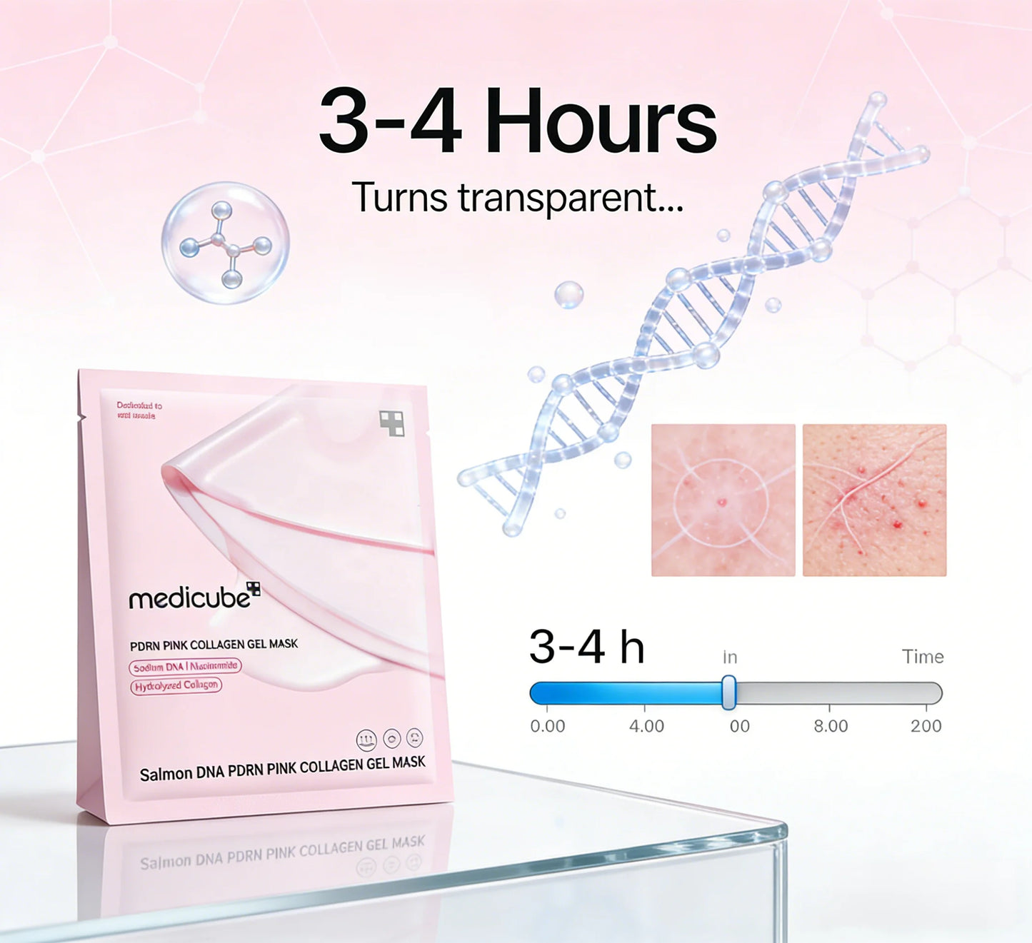 Medicube - PDRN Pink Collagen Gel Mask (4ea)